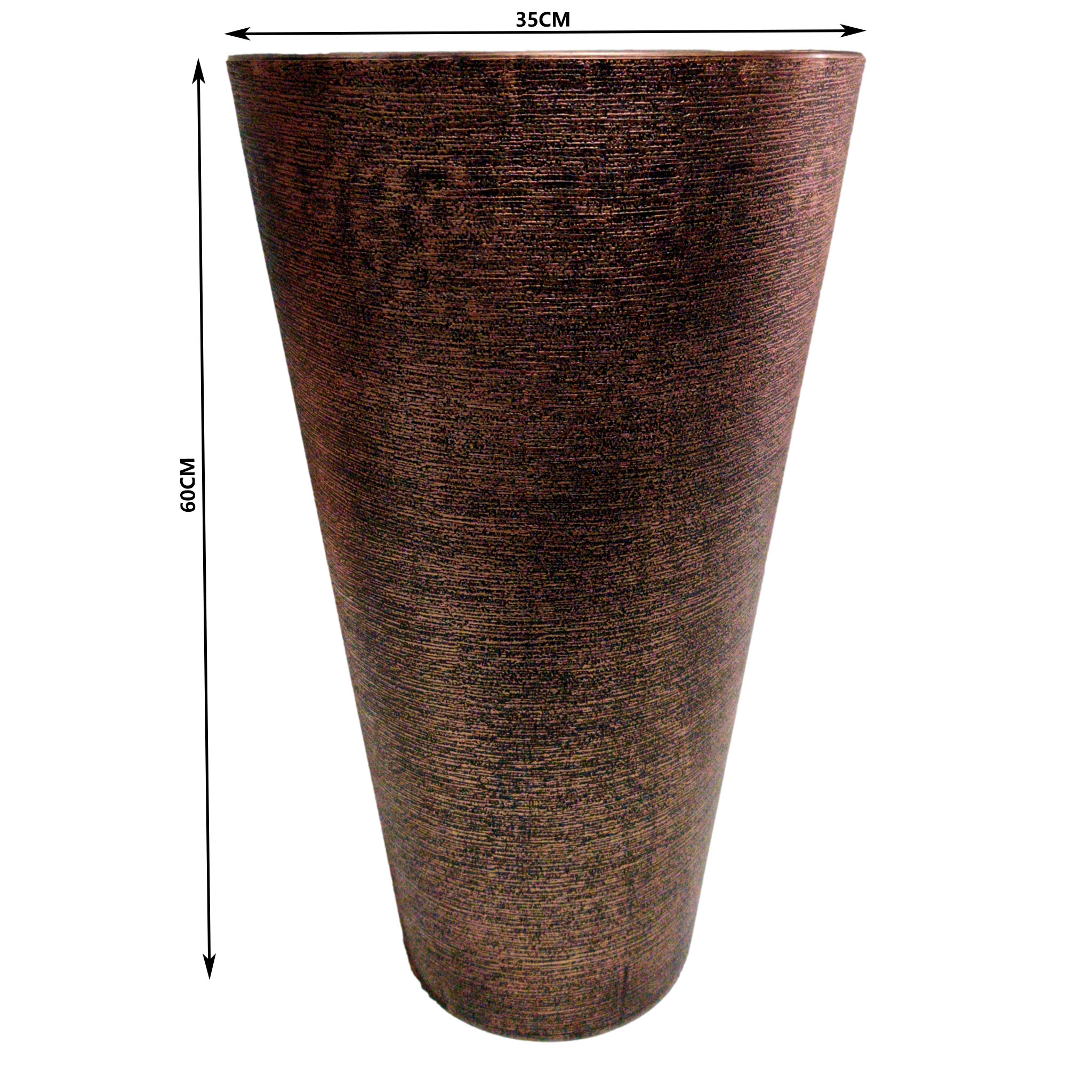 Macetero 60cm Grafiato Cónico Kd9953 - Imagen 9