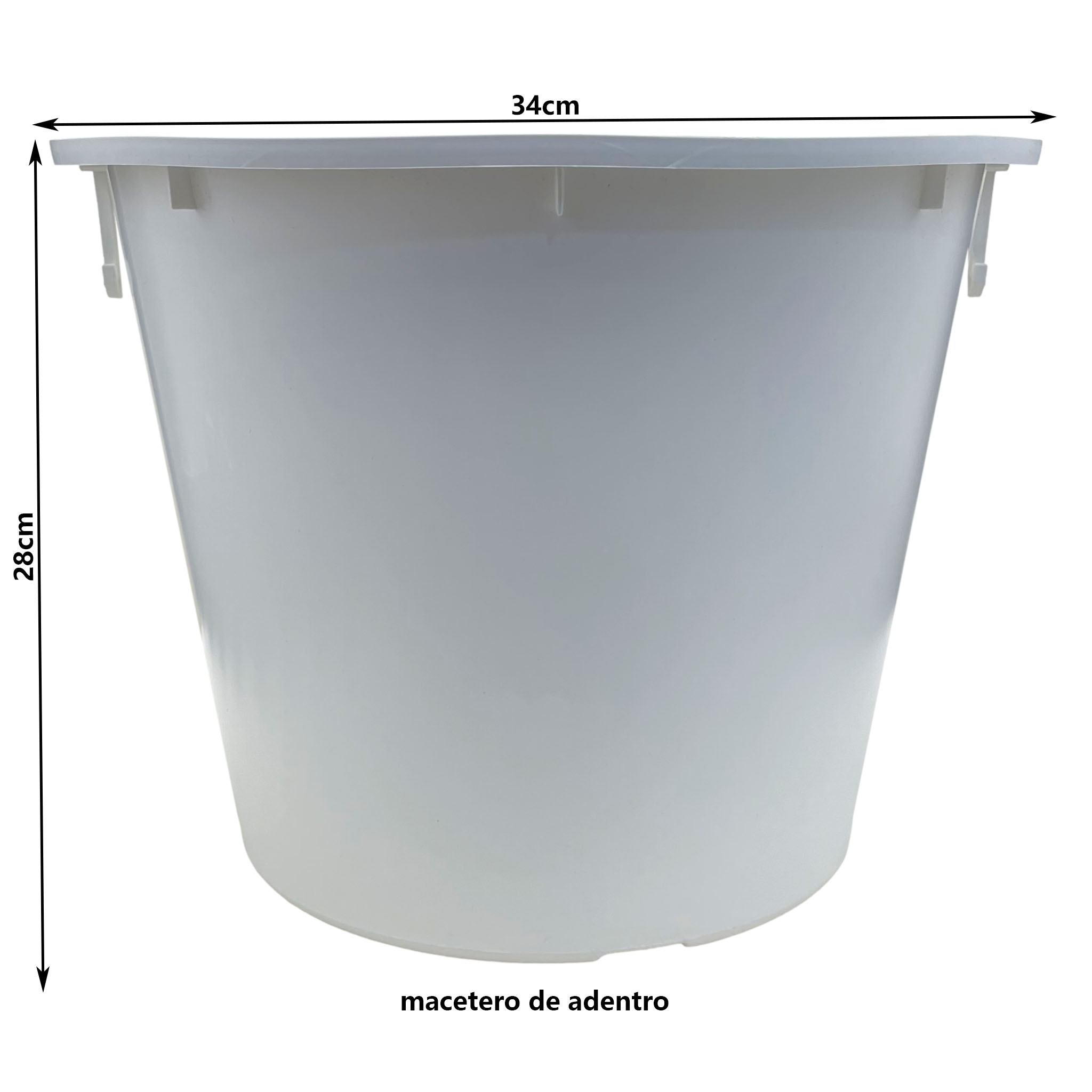 Macetero 60cm Grafiato Cónico Kd9953 - Imagen 18