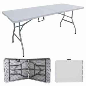 Mesa Plegable 150cm Portátil Maleta Multiusos Camping - Imagen 2